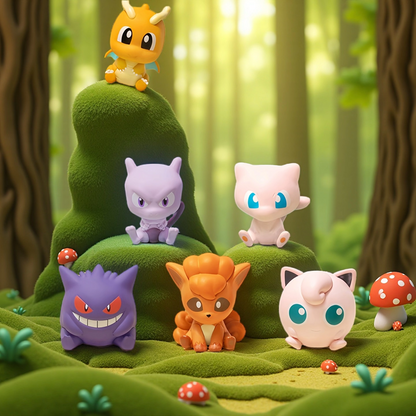 Funism Pokémon Mini Figure Little Adventures Series 3 China Exclusive Blind Box(If you place 6 orders, you will receive the full set)