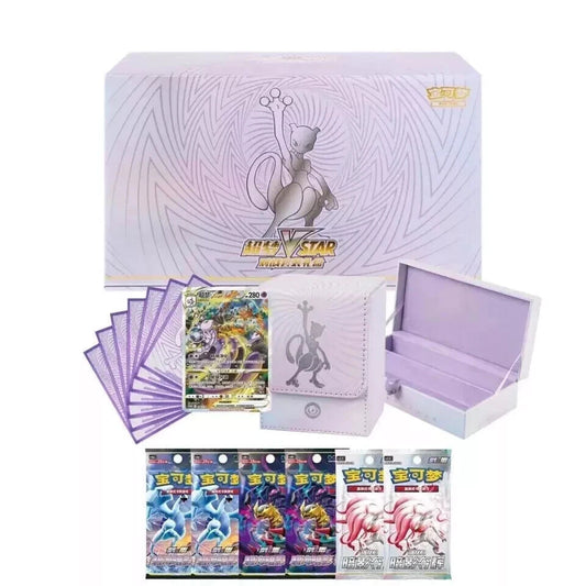 Pokemon Chinese 2024 Exclusive Mewtwo VSTAR Collection Box Gift